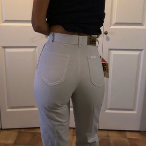 Vintage LEE Girls Pleated Capri pants 23 cropped